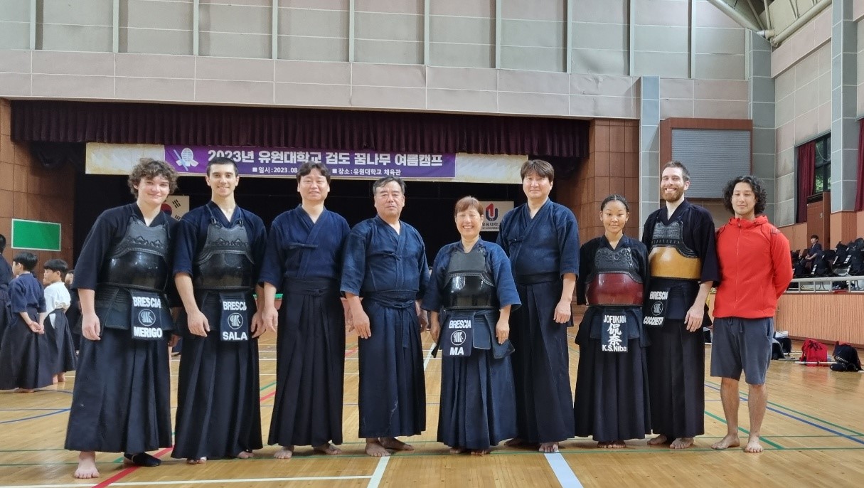 '이탈리아 청소년 검도팀' 유원대학교 전지훈련