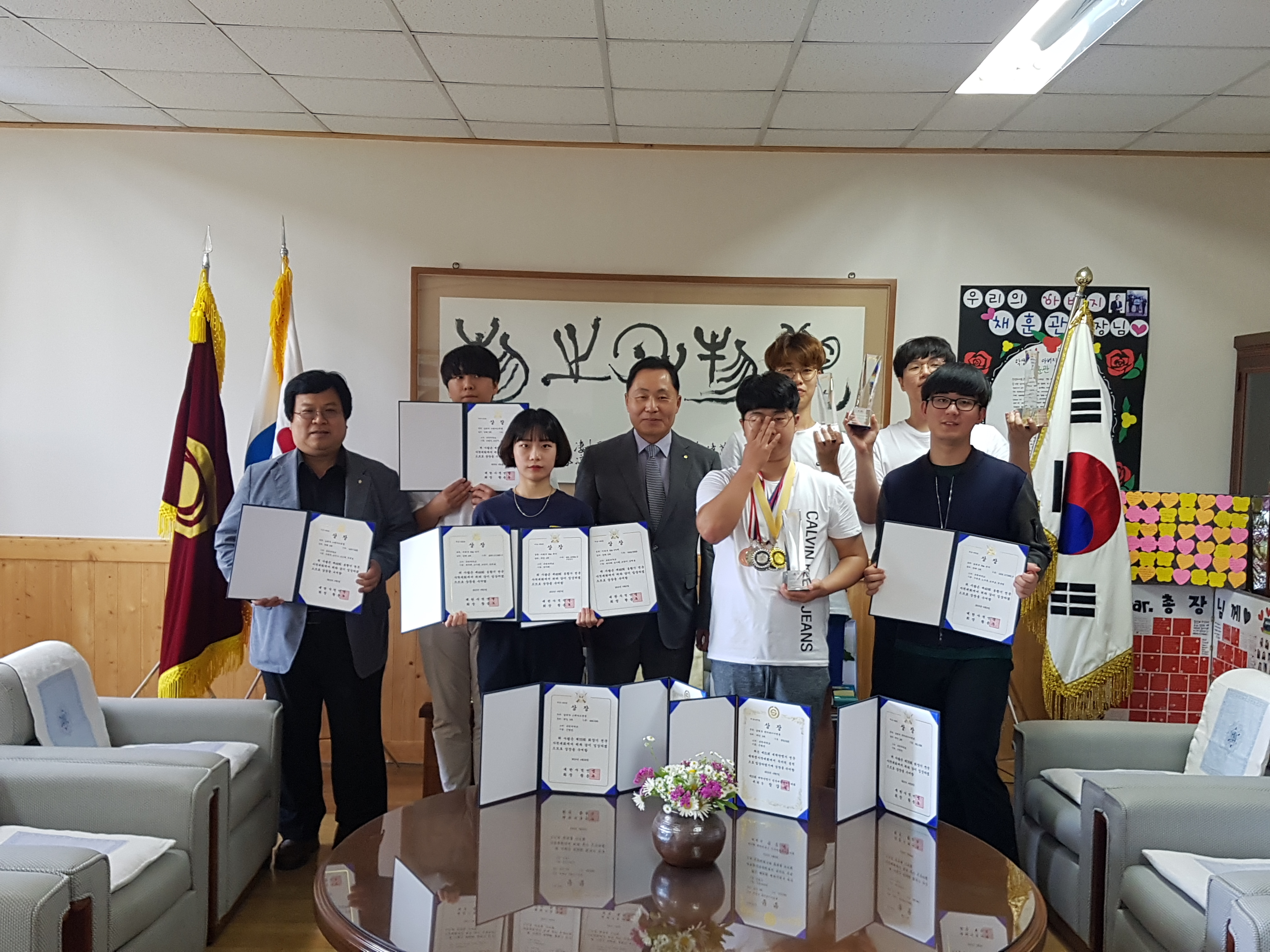 경찰소방행정학부 봉황기 사격대회수상