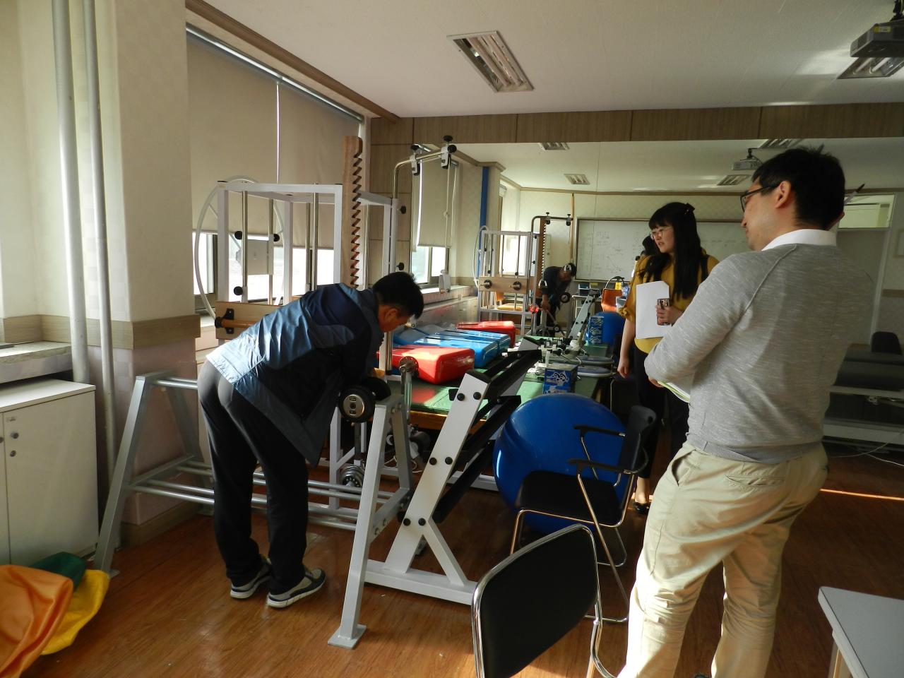 >>물리치료학과 MOU 체결 및 미러링 교육 현장 점검<<